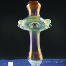 &quot;Trompete&quot; Fume coloridos vidro Spoon Pipe para fumar Pessoa (ES-HP-013)